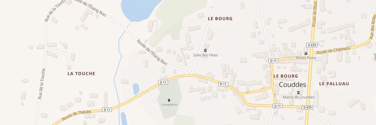 Plan du 7 Rte de l’Etang Bon à Couddes