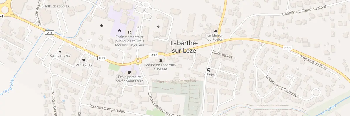 Plan du 530 Av du Lauragais à Labarthe-sur-Lèze