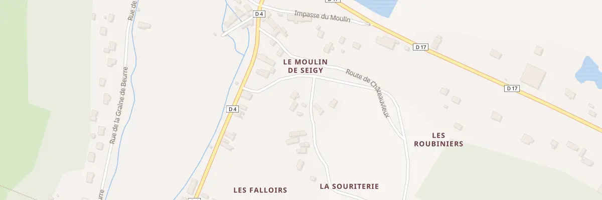 Plan du 2 Che de la Souriterie à Seigy