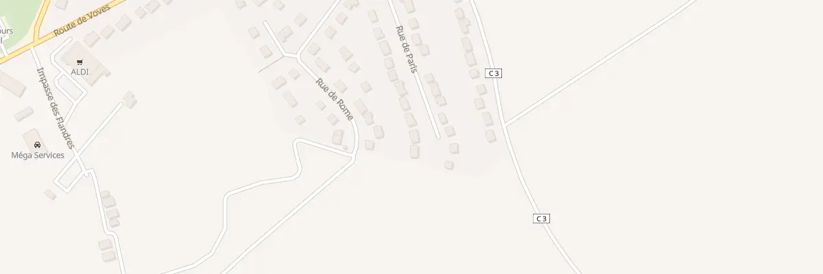 Plan du 17 Rue de Paris à Bonneval