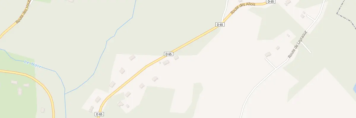 Plan du 58 Rte des Allois à Eyjeaux