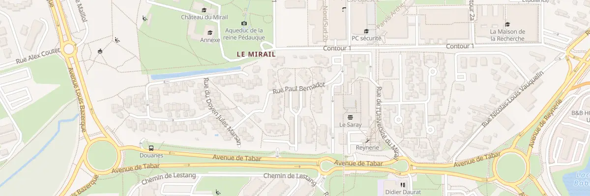 Plan du 2 Chem Professeur Buhl à Toulouse