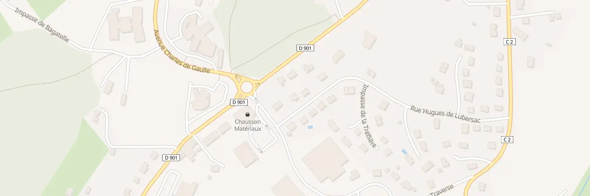 Plan du 3 Rue Hugues de Lubersac à Lubersac