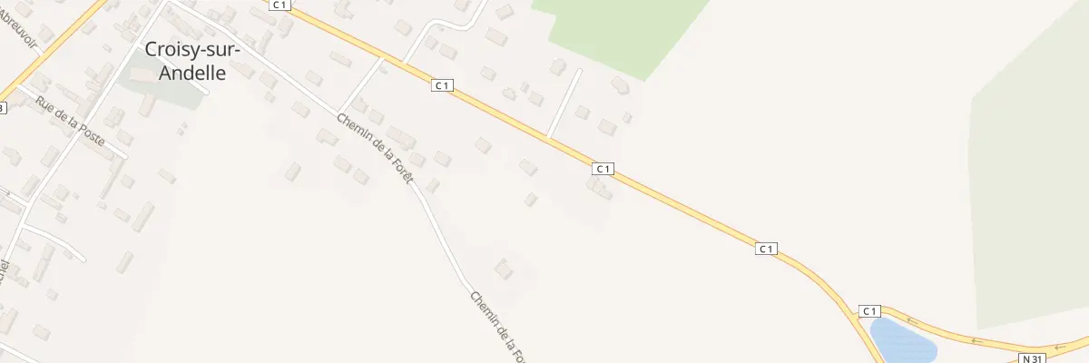 Plan du 34 Rte de la Briqueterie à Croisy-sur-Andelle
