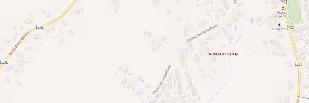 Plan du 466 Che de Saint-pierre à Bouloc