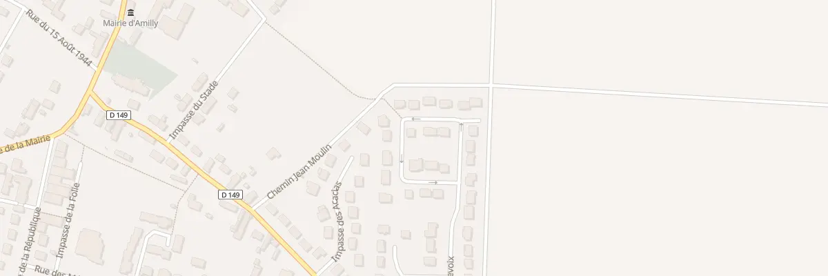 Plan du 17 Rue Maurice Genevoix à Amilly