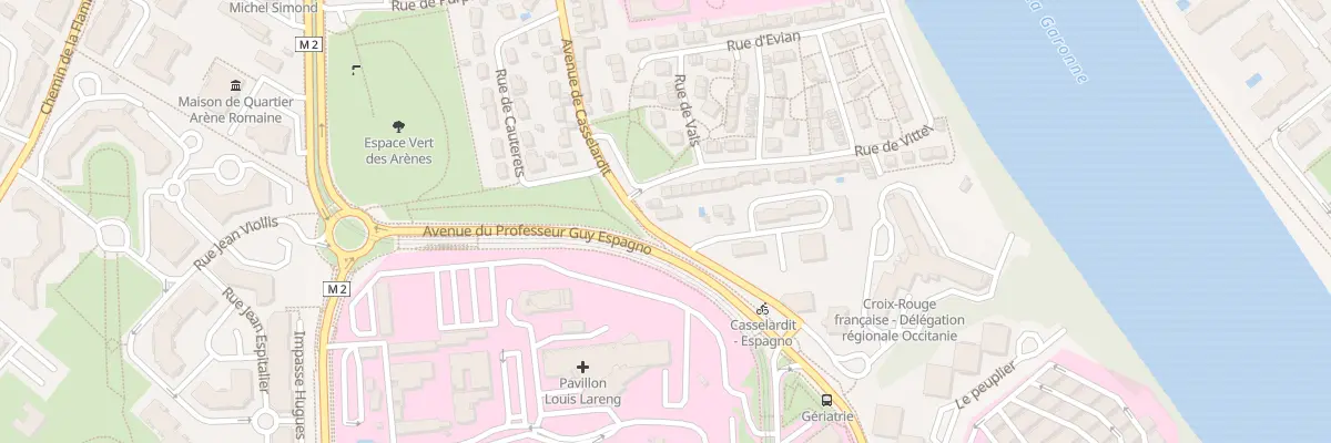 Plan du 188 Av de Casselardit à Toulouse