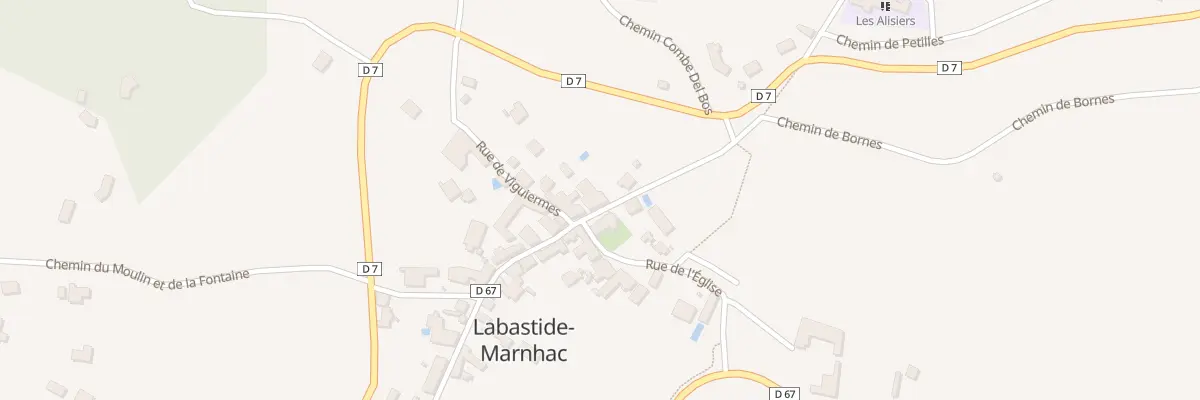 Plan du 204 Rue de la Mairie à Labastide-Marnhac