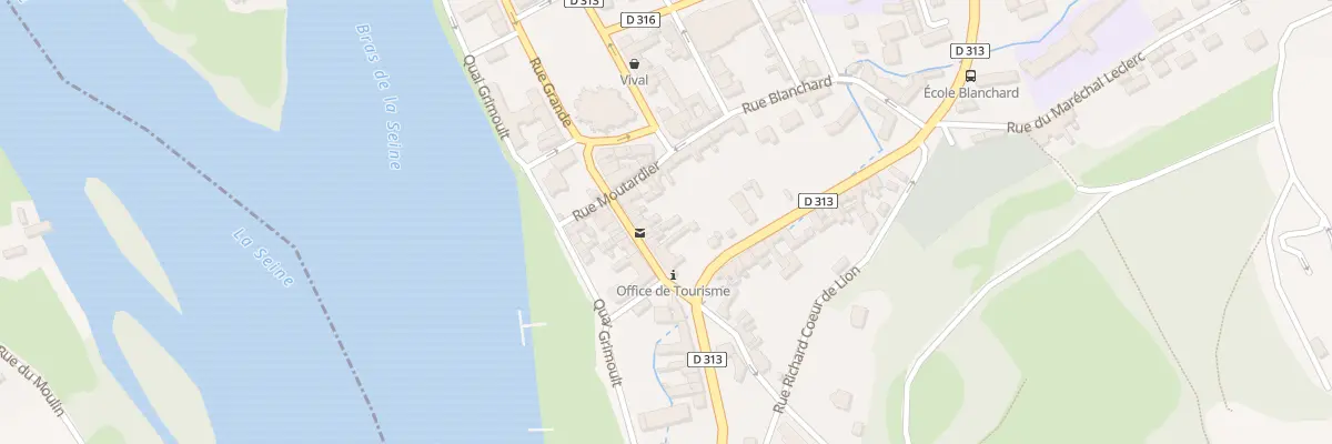 Plan du 12 Rue Grande aux Andelys