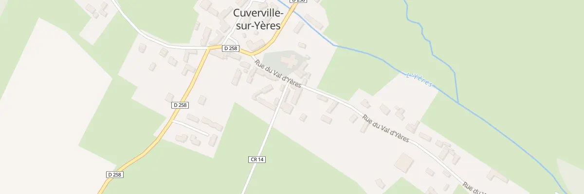 Plan du 6 Rue du Val d’Yeres à Cuverville-sur-Yères