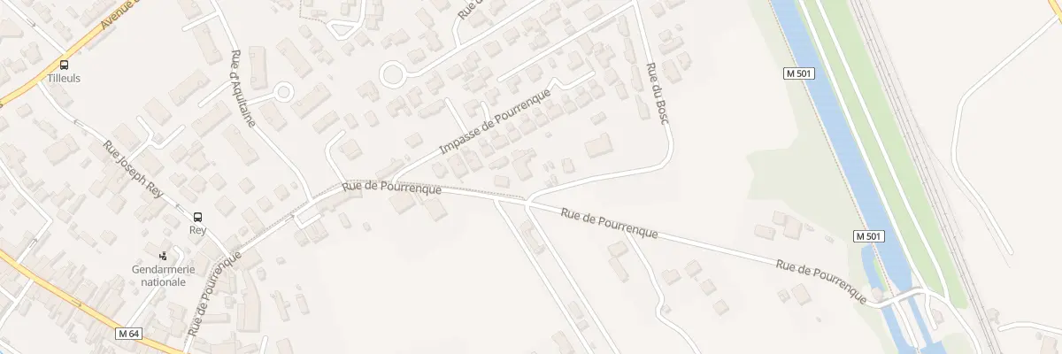 Plan du 1 Rue du Bosc à Fenouillet