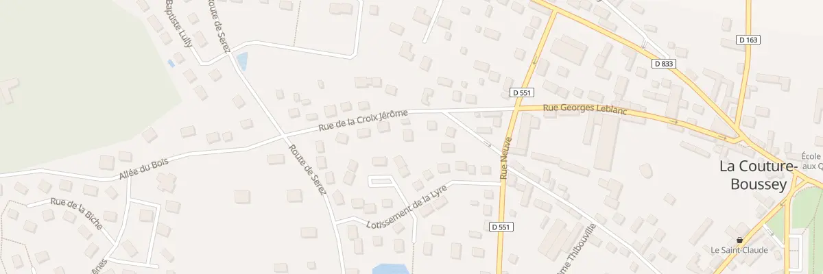Plan du 3B Rue de la Croix Jerome à La Couture-Boussey