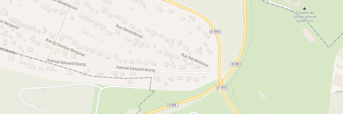 Plan du 13 Rue Déménitroux à Eu