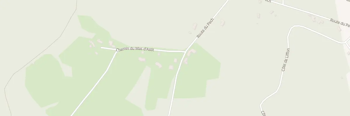Plan du 5209F Mas d’Astit à Boissières