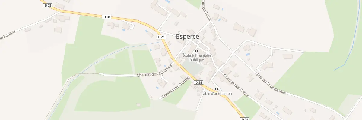 Plan du 5002F Le Village à Esperce