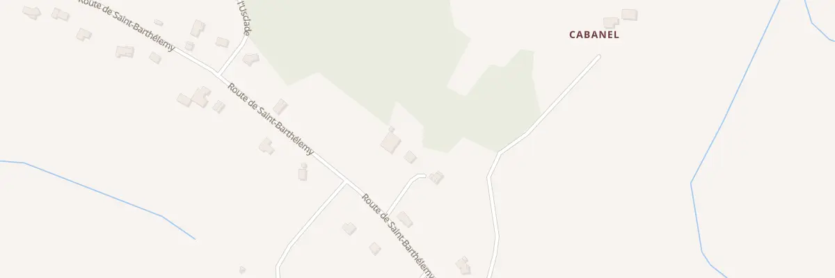 Plan du 758 Rte de Saint Barthélémy à Mirabel