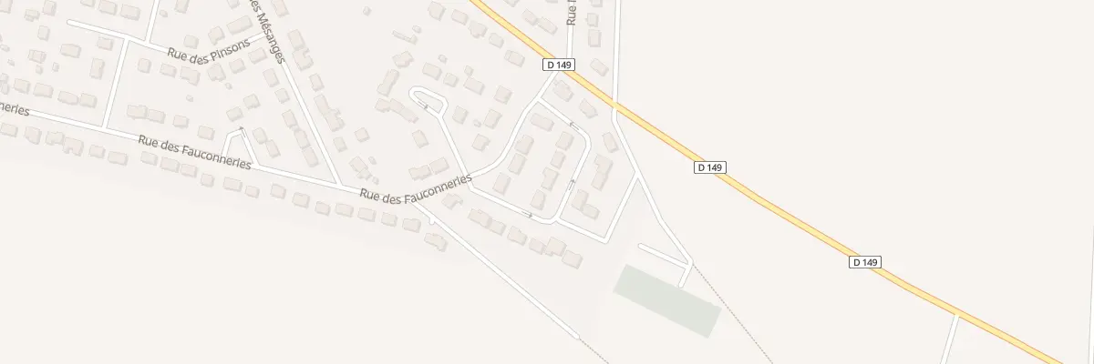 Plan du 3 Rue Emile Loubet à Amilly