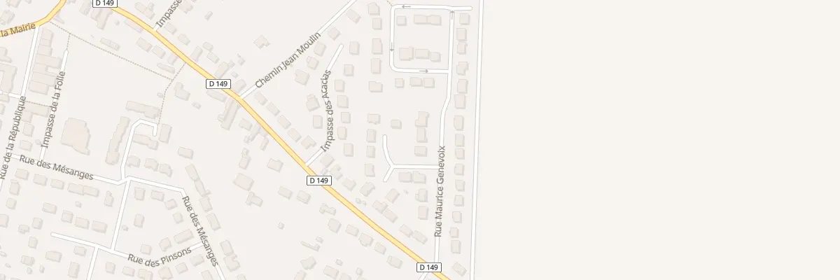 Plan du 9 Rue Maurice Genevoix à Amilly