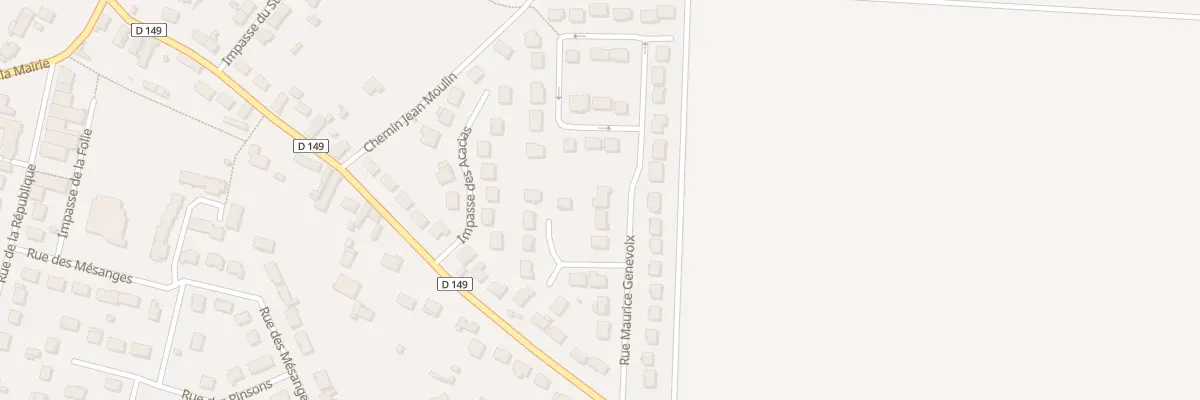 Plan du 11 Rue Maurice Genevoix à Amilly