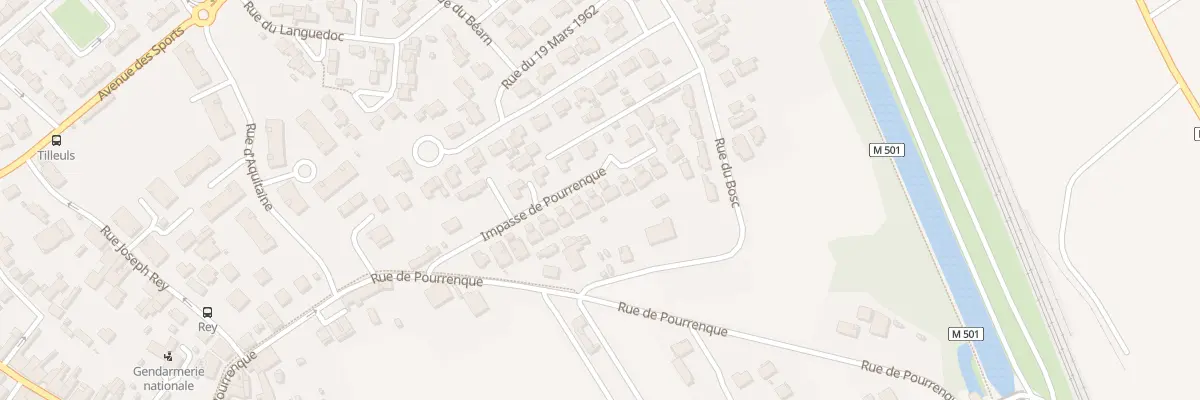 Plan du 4 Imp de Pourrenque à Fenouillet