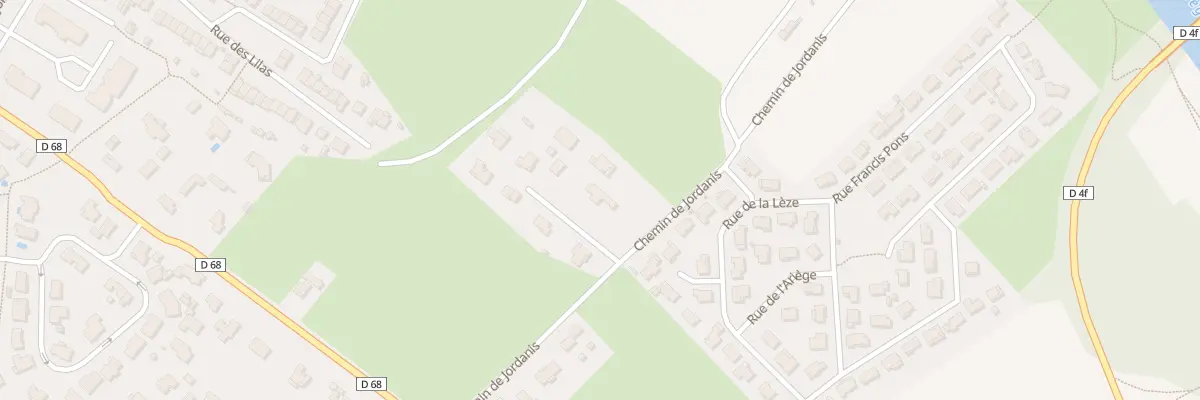 Plan du 7 Che de Jordanis à Pinsaguel