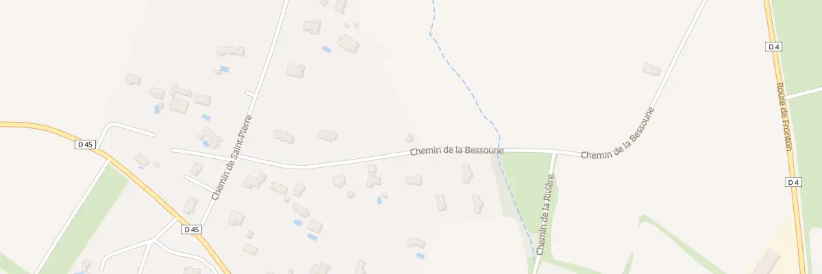 Plan du 205 Che de la Bessoune à Villeneuve-lès-Bouloc