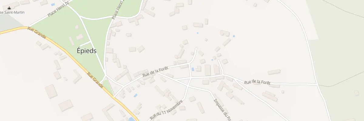 Plan du 1 Imp du Parc à Épieds
