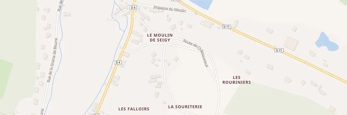 Plan du 1 Che de la Souriterie à Seigy