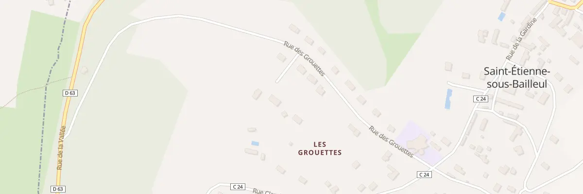 Plan du 7 Rue des Grouettes à Saint-Étienne-sous-Bailleul