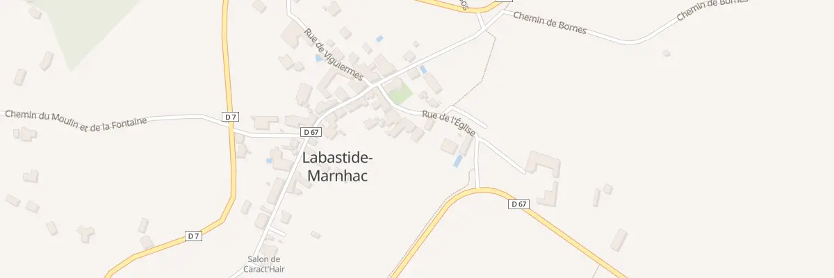 Plan du 72 Rue de l’Eglise à Labastide-Marnhac