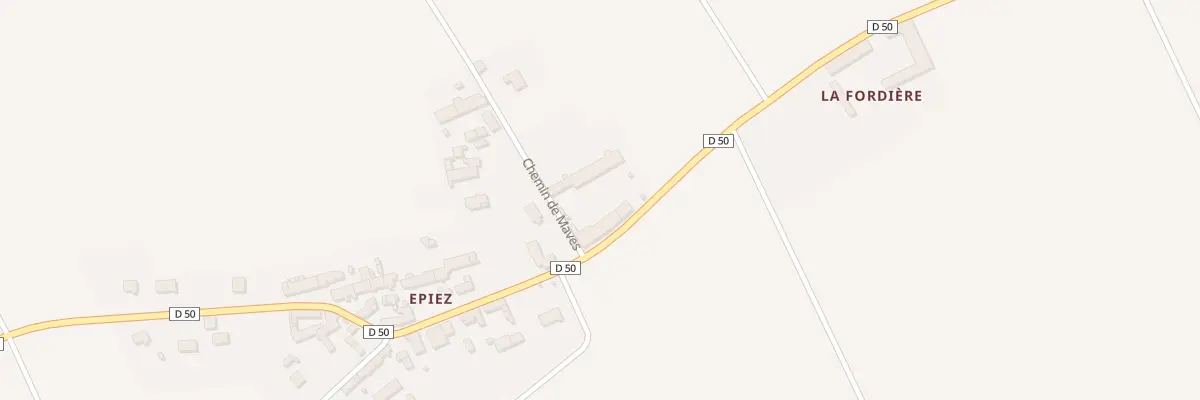 Plan du 2 Che de Maves à Mulsans