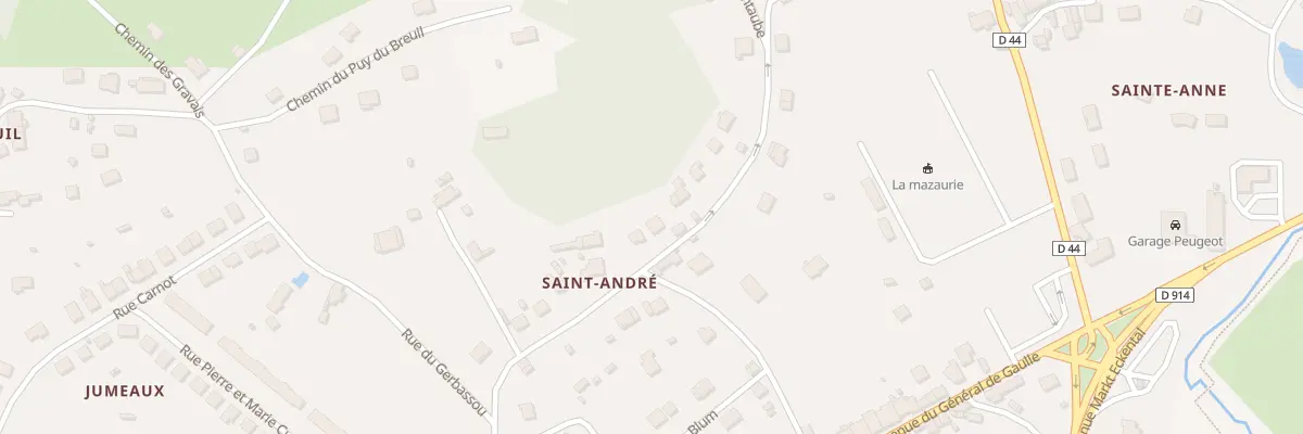 Plan du 17 Rue Saint Andre à Ambazac