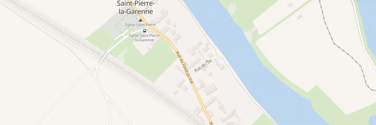 Plan du 107 Rue du Fond du Val à Saint-Pierre-la-Garenne