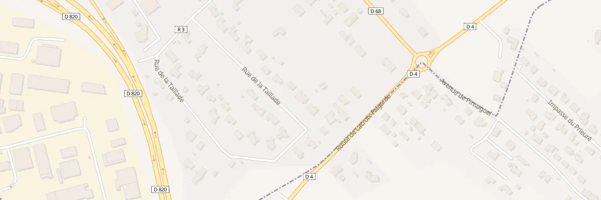 Plan du 26 Rue de la Taillade à Pinsaguel
