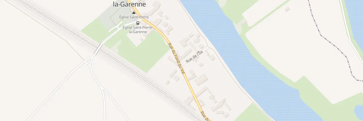 Plan du 109 Rue du Fond du Val à Saint-Pierre-la-Garenne