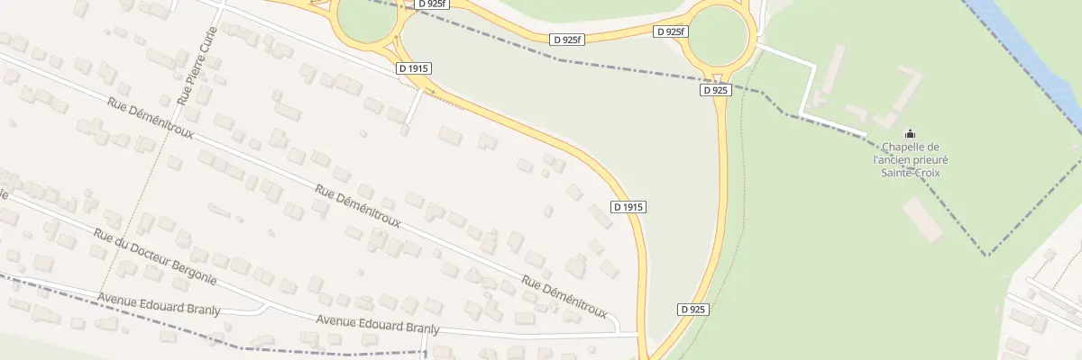 Plan du 117 Rte du Tréport à Eu