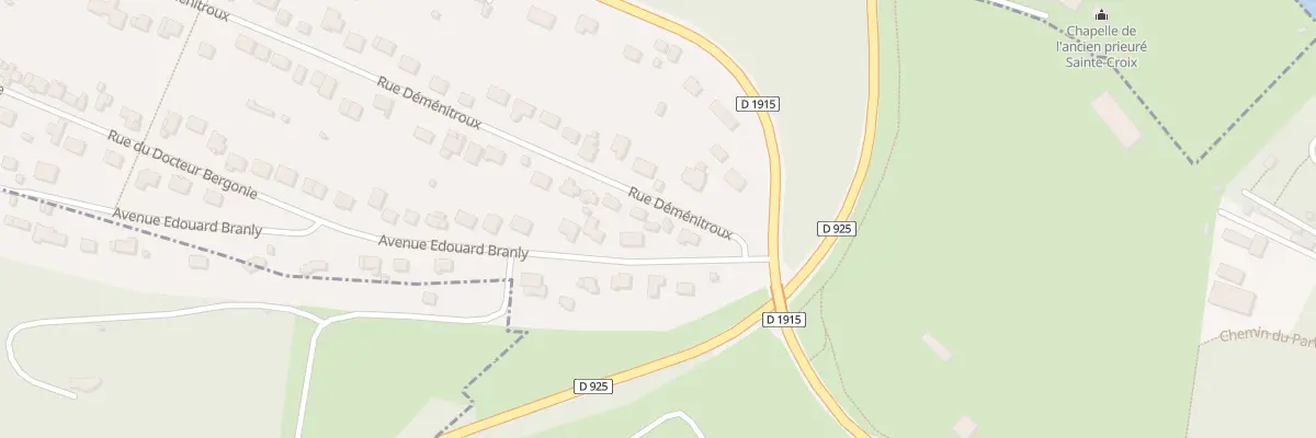 Plan du 5 Rue Déménitroux à Eu