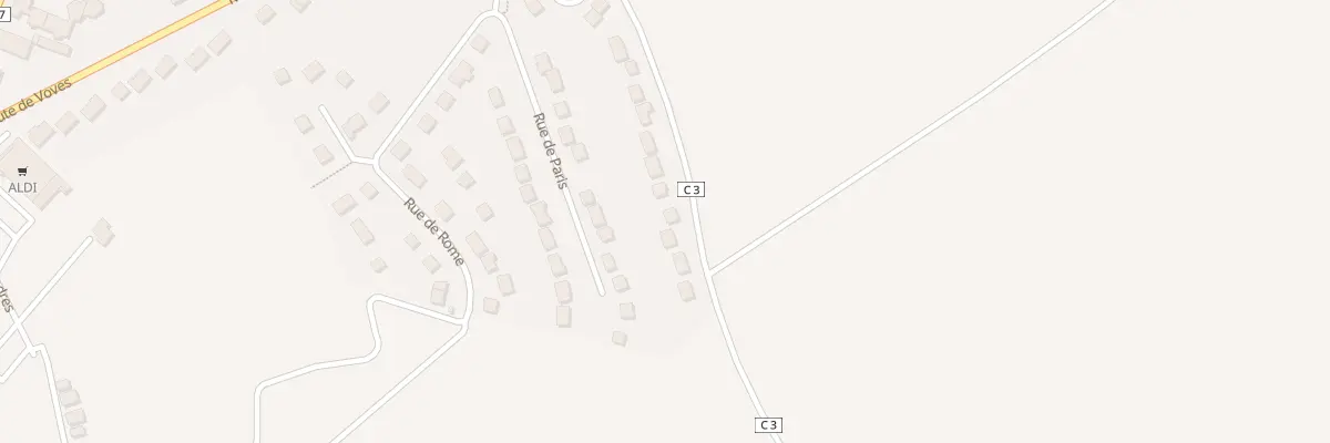 Plan du 19 Rte de Méroger à Bonneval