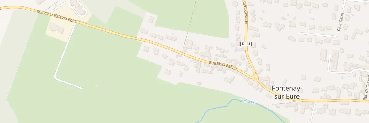 Plan du 8 Rue Noël Ballay à Fontenay-sur-Eure