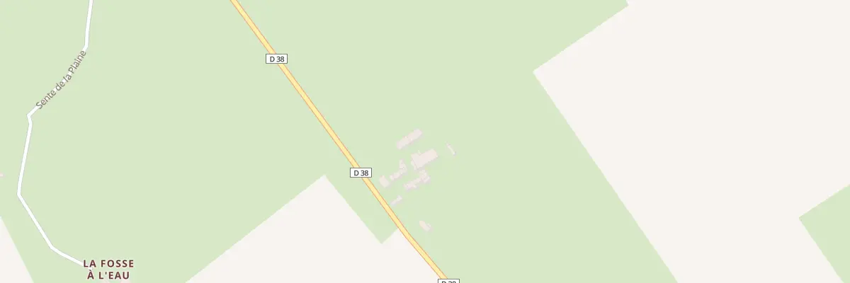 Plan du 844 Rte de la Fosse à l’Eau à Bosc-Bordel