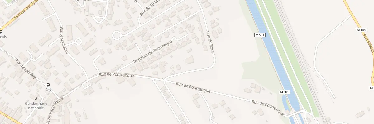 Plan du 7 Rue du Bosc à Fenouillet