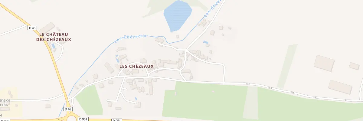 Plan du 31 Les Chézeaux à Rivarennes