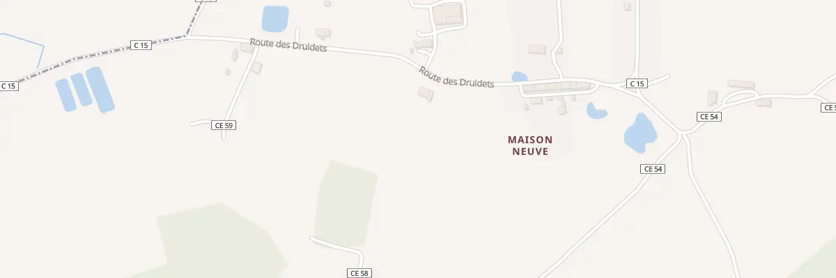 Plan du 23 Rte des Druidets à Thenay