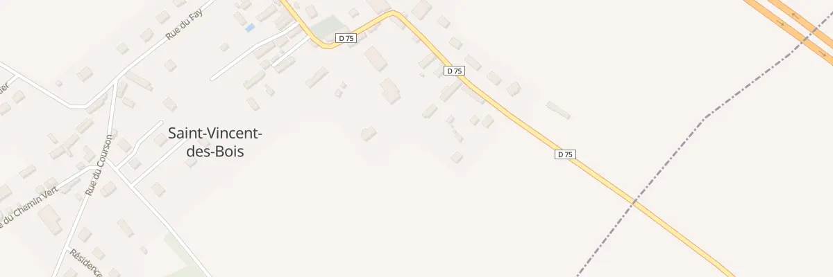 Plan du 20 Rue du Champ Dupui à Saint-Vincent-des-Bois