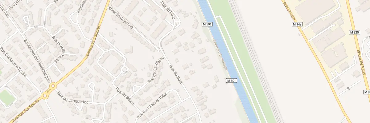 Plan du 20B Rue du Bosc à Fenouillet