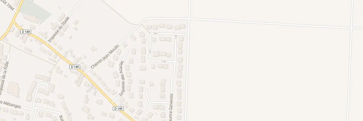 Plan du 24 Rue Maurice Genevoix à Amilly