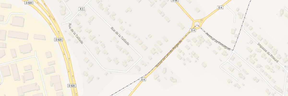 Plan du 24 Rue de la Taillade à Pinsaguel