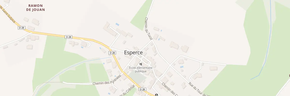 Plan du 61 Le Village à Esperce
