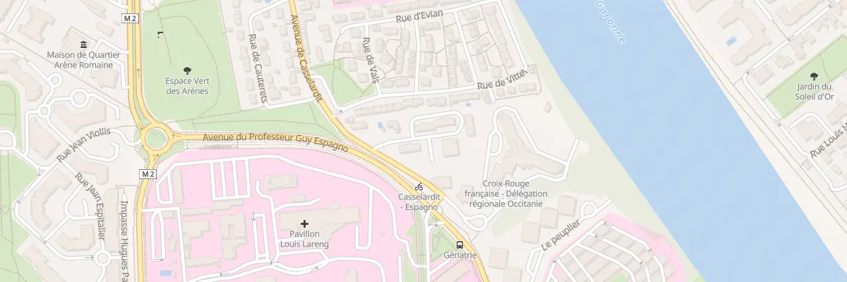 Plan du 176 Av de Casselardit à Toulouse