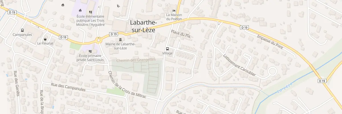 Plan du 1 Rue Gérard de Nerval à Labarthe-sur-Lèze